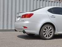 afe power takeda 06-13 lexus is250/is350 ss axle-back exhaust w/ black tips 49-36055-b