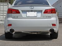 afe power takeda 06-13 lexus is250/is350 ss axle-back exhaust w/ black tips 49-36055-b