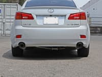 afe power takeda 06-13 lexus is250/is350 ss axle-back exhaust w/ carbon tips 49-36055-c