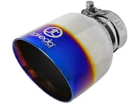 afe power takeda 06-13 lexus is250/is350 ss axle-back exhaust w/ blue flame tips 49-36055-l