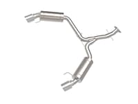 afe power takeda 06-13 lexus is250/is350 ss axle-back exhaust w/ polished tips 49-36055-p