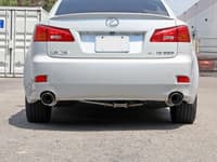 afe power takeda 06-13 lexus is250/is350 ss axle-back exhaust w/ polished tips 49-36055-p