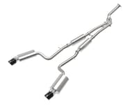 afe power takeda 16-17 lexus is200t // 18-22 is300 l4-2.0l (t) 2.5in-3in 304 ss cb exhaust w/ black tips 49-36059-b