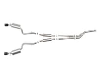 afe power takeda 16-17 lexus is200t // 18-22 is300 l4-2.0l (t) 2.5in-3in 304 ss cb exhaust w/ black tips 49-36059-b