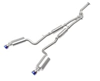 afe power takeda 16-17 lexus is200t // 18-22 is300 l4-2.0l (t) 2.5in-3in 304 ss cb exhaust w/ blue tip 49-36059-l