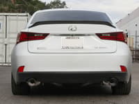 afe power takeda 16-17 lexus is200t // 18-22 is300 l4-2.0l (t) 2.5in-3in 304 ss cb exhaust w/ blue tip 49-36059-l