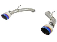 afe power takeda 2.5in 304 ss axle-back exhaust w/ blue flame tips 17+ infiniti q60 v6-3.0l (tt) 49-36133nm-l