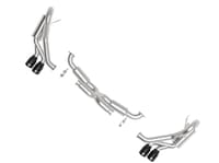 afe mach force-xp 12-16 porsche 911 3in to 2.5in 304 ss cat-back exhaust (excludes turbo models) 49-36406-1b
