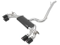 afe power mach force-xp 15-19 volkswagen golf r l4-2.0l(t) 304 ss cat-back exhaust system - carbon 49-36430-c