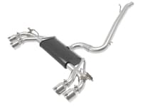 afe power mach force-xp 15-19 volkswagen golf r l4-2.0l(t) 304 ss cat-back exhaust system - polished 49-36430-p
