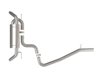 afe power 19-22 audi q3 f3 l4-2.0l (t) mach force-xp 3 in to 2-1/2in ss cat-back exhaust system 49-36444