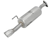 afe power 07-08 honda fit l4-1.5l 2in. 304 ss axle-back exhaust system 49-36611