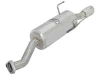 afe power 07-08 honda fit l4-1.5l 2in. 304 ss axle-back exhaust system 49-36611