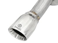 afe power 07-08 honda fit l4-1.5l 2in. 304 ss axle-back exhaust system 49-36611