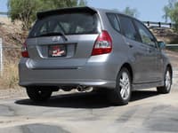 afe power 07-08 honda fit l4-1.5l 2in. 304 ss axle-back exhaust system 49-36611