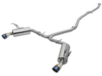 afe power takeda 16-21 honda civic i4-1.5l (t) 2.5-2.25in 304 ss cb dual-exit exhaust blue tips 49-36615-l