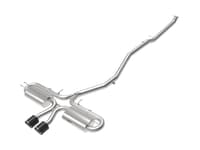 afe power takeda 3in 304 ss cat-back exh w/center carbon fiber tips 17-20 honda civic si l4-1.5l (t) 49-36618-1c