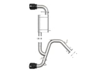 afe power axle back exhaust - 19-20 hyundai veloster n l4-2.0l (t) 49-37007-b