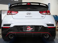 afe power axle back exhaust - 19-20 hyundai veloster n l4-2.0l (t) w/ polished tips 49-37007-p
