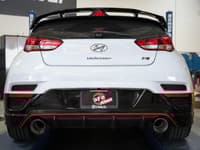 afe power cat back exhaust - 19-20 hyundai veloster n l4-2.0l (t) w/ polished tips 49-37008-p