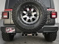 afe rebel series 2.5in 304 ss cat-back exhaust w/ polished tip 18-20 jeep wrangler (jl) 49-38073-p