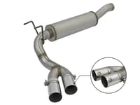 afe power rebel series 3.5in 409 ss cat back exhaust w/pol tips 14-18 ram 2500/3500 v8-6.4l hemi 49-42057-p