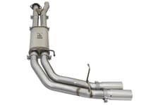 afe power rebel series 3in 409 ss cat back exhaust w/ polished tips 17-20 ford f-150 raptor v6-3.5l 49-43091-p