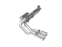 afe rebel series 3in 409 ss cat-back exhaust w/ polish tips 17-20 ford f-250 v8 6.2l 49-43117-p