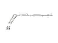 afe rebel series 3in 409 ss cat-back exhaust w/ polish tips 17-20 ford f-250 v8 6.2l 49-43117-p