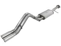 afe power machforce xp exhaust system cat-back 409 stainless steel 07-08 hummer h2 v8 6.0l/6.2l 49-44049