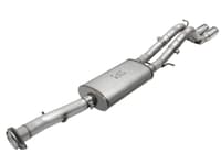 afe power machforce xp exhaust system cat-back 409 stainless steel 07-08 hummer h2 v8 6.0l/6.2l 49-44049