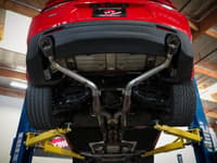 afe power mach force-xp 2.5in axle-back exhaust system 16-22 chevrolet camaro ss v8 6.2l - black 49-44118-b