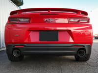 afe power mach force-xp 2.5in axle-back exhaust system 16-22 chevrolet camaro ss v8 6.2l - polished 49-44118-p