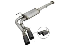 afe power rebel series 3in 409ss cat-back exhaust w/ black tips 05-15 toyota tacoma v6-4.0l 49-46033-b