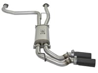 afe power rebel series 2-1/2in 409 ss cat back exhaust w/ black tips 17-22 nissan titan v8 5.6l 49-46126-b