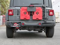 afe mach force-xp axle-back exhaust system w/black tip 18-22 jeep wrangler l4-2.0t / v6-3.6l 49-48070-1b