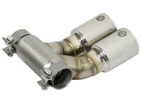 afe power 13-16 porsche cayman s / boxster s polish exhaust tip upgrade 49c36413-p