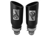 afe power 09-19 dodge ram 3.0l/5.7l black exhaust tip upgrade 49c42046-b