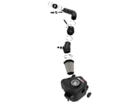 afe power 2020-2022 ford bronco sport/maverick/escape l4-2.0l (t) momentum gt cold air intake system w/ pro dry s filter 50-70079d