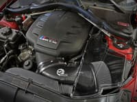 afe magnumforce carbon fiber air intake system stage-2 pro dry s 08-13 bmw m3 (e9x) v8 4.0l 51-31662-c