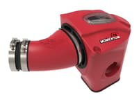 afe power momentum gt limited edition cold air intake 11-22 dodge challenger/charger srt // 12-14 chrysler 300 - red 51-72203-r