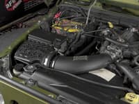 afe momentum gt stage 2 dry s intake system 07-11 jeep wrangler (jk) v6 3.8l w/ mechanical fan 51-76213
