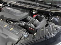 rapid induction cold air intake system w/pro dry s filter 19-23 ford edge v6 2.7l (tt) 52-10003d