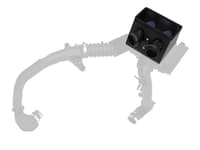 rapid induction cold air intake system w/pro 5r filter 19-23 ford edge v6 2.7l (tt) 52-10003r