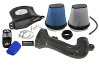 afe momentum carbon fiber cold air intake system pds/p5r 15-16 chevrolet corvette z06 v8-6.2l 52-74202-c