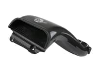 afe quantum cold air intake system scoop 15-20 ford f150 ecoboost v6-3.5l/2.7l - carbon fiber 53-10008sc