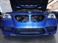 afe magnum force intake system carbon fiber scoops bmw m5 (f10) 12-14 v8-4.4l (tt) 54-12489-c