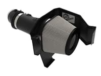 afe magnum force stage-2xp cold air intake system w/pro dry s 17-23 dodge challenger/charger hellcat - media black 54-12852d