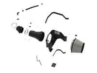 afe magnum force stage-2xp cold air intake system w/pro dry s 17-23 dodge challenger/charger hellcat - media black 54-12852d