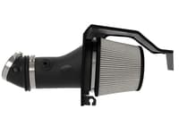 afe magnum force stage-2xp cold air intake system w/pro dry s 17-23 dodge challenger/charger hellcat - media black 54-12852d
